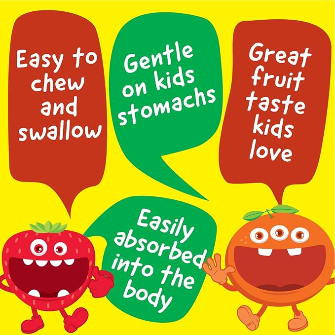 Kids Vitamin B6 Chewable Tablets - 20mg - Great Tasting Green Apple Flavor - Vegan, Non-GMO, Gluten Free, Kosher Vit B6 (Pyridoxine) - Supports Energy & Brain Function - 120 Chewable Tablets