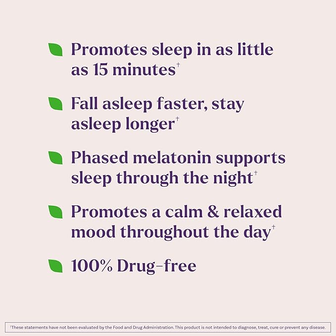 Natrol Melatonin + 5-HTP Time Release Sleep Aid, Triple Action Formula, Calm the Mind, Fall Asleep Faster and Stay Asleep Longer, 60 Bi-Layer Tablets, Up to a 60 Day Supply