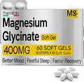 Magnesium Glycinate Gummies 400mg - Sleep Gummies for Kids & Adults - Magnesium Glycinate Chewable High Absorption for Muscle Recovery, Better Sleep & Relaxation (Magnesium Glycinate Softgels)