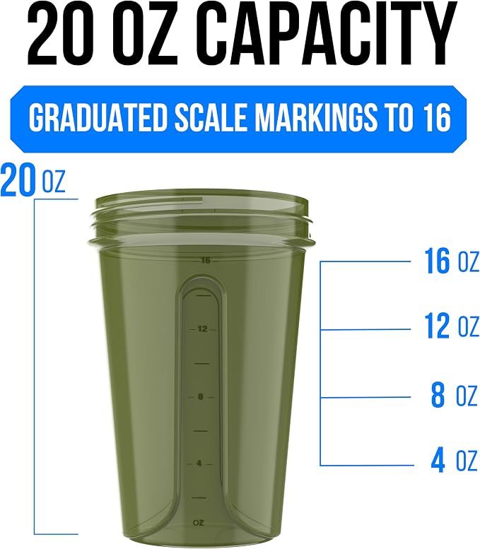 VELOMIX -2 Pack- 20 oz Protein Shaker Bottles for Protein Mixes - 2x Wire Whisk | Leak Proof Shaker Cups for Protein Shakes and Pre Workout | Protein Shaker Bottle Pack (B3) Green/Blue