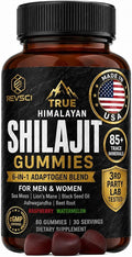 Himalayan Natural Shilajit Gummies for Men – Made in USA, True Gold Pure Himalayan Shilajit for Men Gummies, Energy & Focus Support with Ashwagandha & Sea Moss, Vegan, 60 Count
