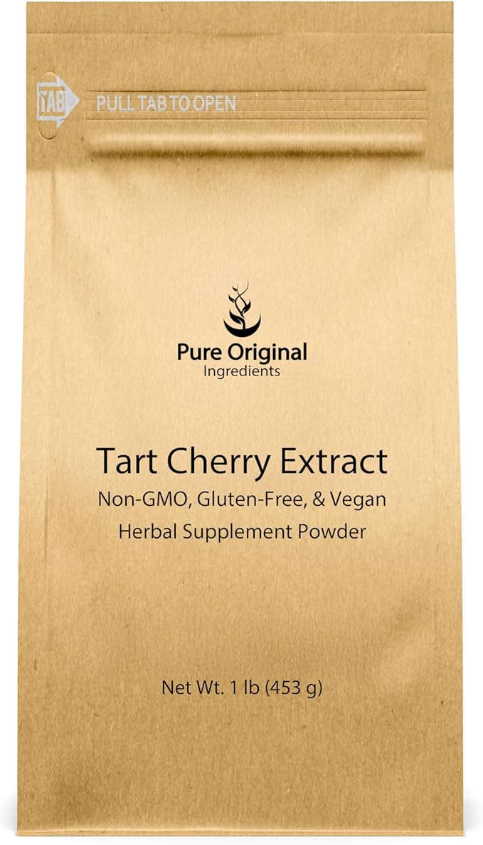 PURE ORIGINAL INGREDIENTS Tart Cherry Extract (1 lb) Non-GMO, Herbal Supplement