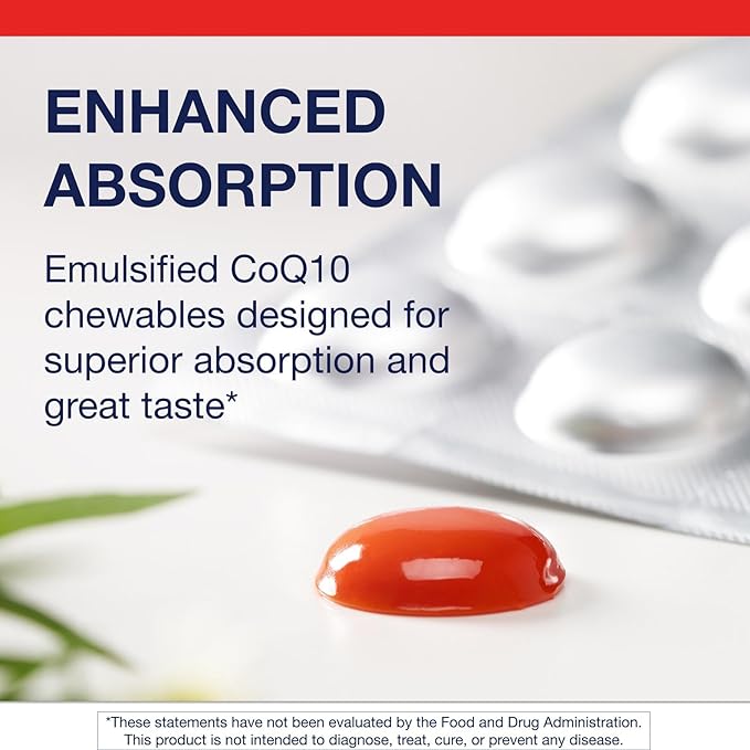 Metagenics NutraGems CoQ10 300 mg - High Absorption Antioxidant Supplement - Supports Heart Health, Energy Production & Cellular Function* - Coenzyme Q10 with Lycopene - 30 Chewable Gels