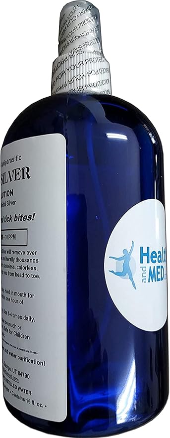 St. George Nano Silver | Collodial Silver Liquid Immune Support Supplement - Gluten Free and Probiotic Friendly Particle Solution 68 PPM (16 oz.)