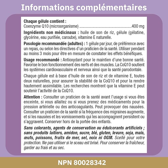 Bioclinic Naturals - Coq10 400 mg - 30 Softgels