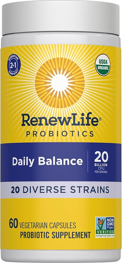 Renew Life Daily Balance Probiotic, 60 CT