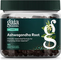 Gaia Herbs Ashwagandha Root 350 mg - Supports Balanced Energy Levels & Positive Outlook*- Supports Healthy Cortisol Balance* - 180 Vegan Liquid Phyto-Caps (90 Servings)