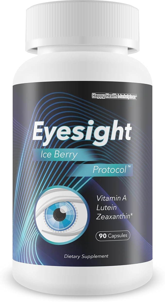 Eyesight Ice Berry Protocol - Our Best Vision Pills For Eyes - Eyesight Vitamins To Improve Eyesight - Vitamin A For Eye Health - Eye Health Vitamins Lutein And Zeaxanthin Lutein Zeaxanthin Supplement