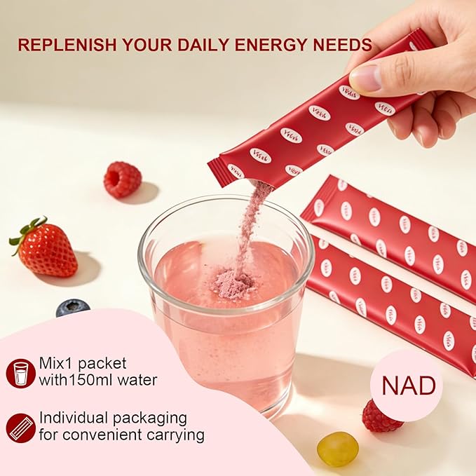 NMN Supplement 30,000 mg Contains TMG, Resveratrol, NR-Ribose, and PQQ Suitable for Men and Women Natural NAD+ Anti-Aging, Cellular Energy, Enhanced Focus - One-Month Supply