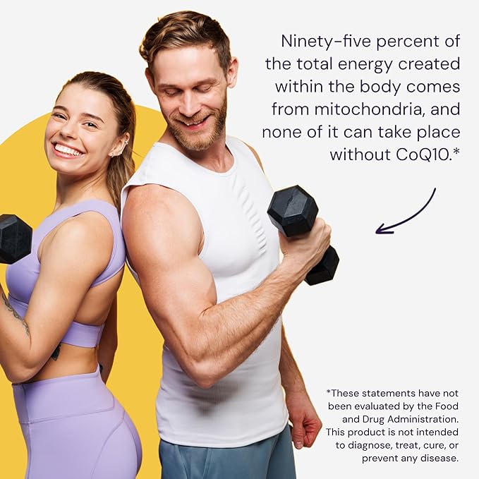 Healthy Origins® CoQ10 100 mg – Natural Trans-Isomer Ubiquinone – Yeast Fermented, Supports Heart Health & Cellular Energy – Non-GMO 30 Softgels