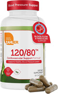 Zahler 120/80 Cardiovascular Support Formula, Supports Healthy Blood Pressure Levels 60 Capsules.