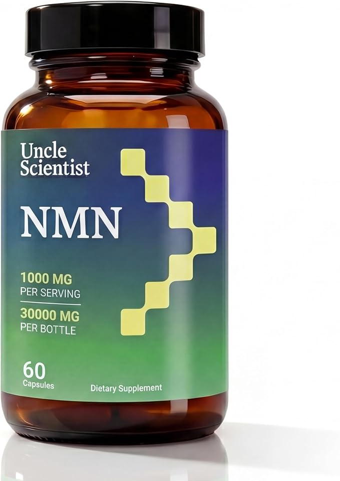 Nicotinamide Mononucleotide NMN 1000 mg - High Strength Formula - Adult Daily Supplement (60 Capsules, 30 Servings)