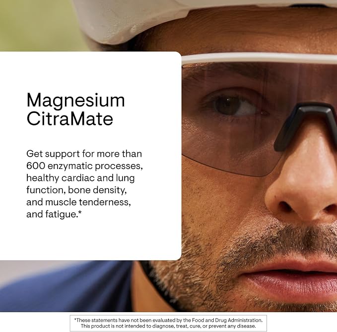 THORNE - Magnesium CitraMate & Creatine Performance Combo - Essential Support for Energy, Muscles, and Cognitive Function - 90 Servings