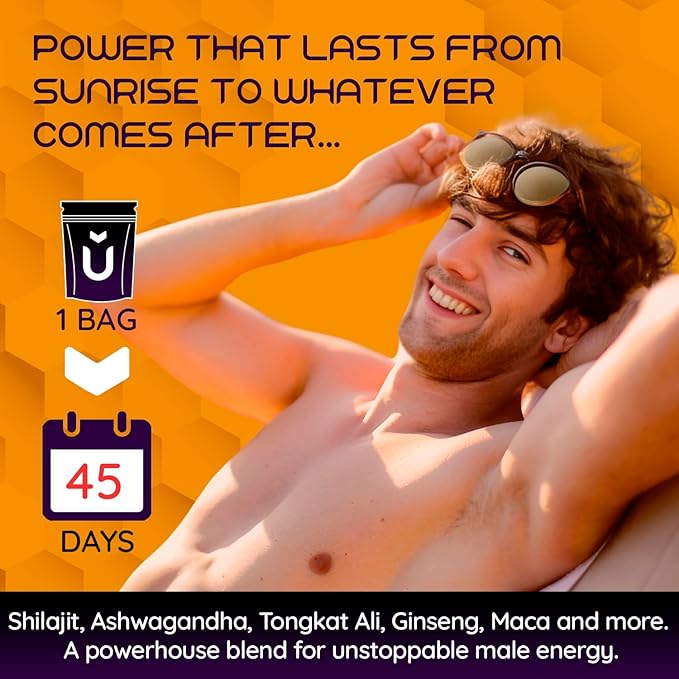 Moogu Pure Himalayan Shilajit 600mg Gummies (45 Days) Tongkat Ali 100:1, Ashwagandha KSM-66®, Maca Root, Cistanche Tubulosa, Cordyceps I Energy, Drive & Stamina I Mixed Berries - Sugar Free Vegan