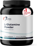 Designs for Health L Glutamine Powder - 3000mg Amino Acids Supplement to Support Muscle Recovery, Digestive, Immune + Gut Health - Non-GMO + Gluten Free Easy Drink Mix (166 Servings / 500g)