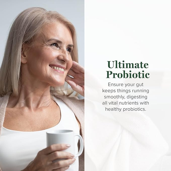 Global Healing Ultimate Probiotic Blend Supplement with Prebiotics and Probiotics for Digestive Health, Digestive Tract, & Immune System, Gut Health for Men & Women, 100 Billion CFU (60 Capsules)