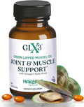 GLX3 Green Lipped Mussel Oil Capsules for Joint and Muscle Support | Extra-Strength ETA, EPA, DHA Omega-3 Green Lipped Mussel Supplement for Comfort, Flexibility & Recovery by HakaLife GLX3