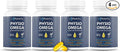 Physio Omega 2400mg Fish Oil with Omega 3 Fatty Acid Supplement - Vascular & Cognitive Supplements for Adults - Non-GMO, Burpless, Light Citrus Flavor, Sustainably Sourced - 4 Packs, 240 Softgels