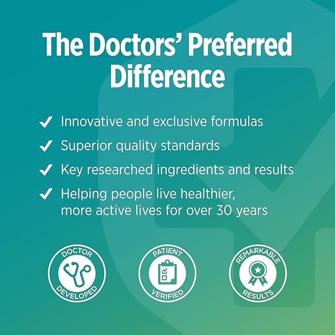 DOCTORS' PREFERRED Berberine Clinical Grade Supplement - Doctor Formulated | 1500 mg per Daily Serving | 90 Count