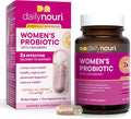 Daily Nouri Probiotics for Women | Vaginal Health + Urinary Tract Support | Vaginal pH & Microbiome Balance | 5 Clinically Studied Strains + Cranberry & Omega | 30-Day Supply