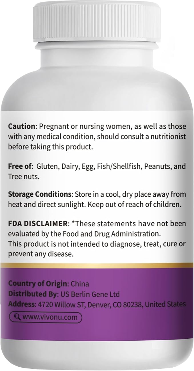VivoNu 15-in-1 Liposomal NMN Supplement, 2000mg per* Serving* (3 Bottles | 360 Capsules)