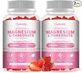 2 Pack Liposomal Magnesium Threonate High-Potency 3000mg Gummies,Liposomal Enhance 98% Absorption,Magnesium L-Threonate Supplements, Muscle & Nervous System for Kids & Adults