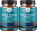 Natural Mind and Memory Supplement for Increased Mental Performance and Clarity Supports Brain Function Made with Pure Green Tea Extract DMAE Bitartrate and Vitamins - 60 Count - 2 Pack