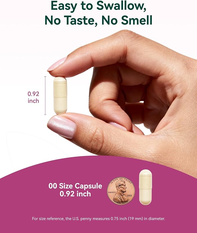 9-in-1 Magnesium Complex, 300mg Magnesium from 9 Organic Forms, Glycinate, Citrate, Malate, High Absorption for Sleep & Relaxation, Energy & Muscle Support, 90 Capsules
