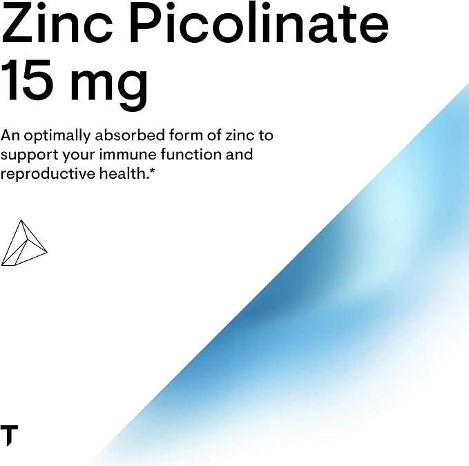 THORNE - Immune Support Bundle: Zinc Picolinate and Vitamin C Capsules - 60 Servings