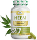 Organic Veda Neem Capsules – Herbal Supplement for Clear Skin, Immune & Gut Health For Men & Women - Single Origin True Green Neem Leaf Powder - Purifying & Cleansing Ayurveda Herb, 120 Vegan Capsules