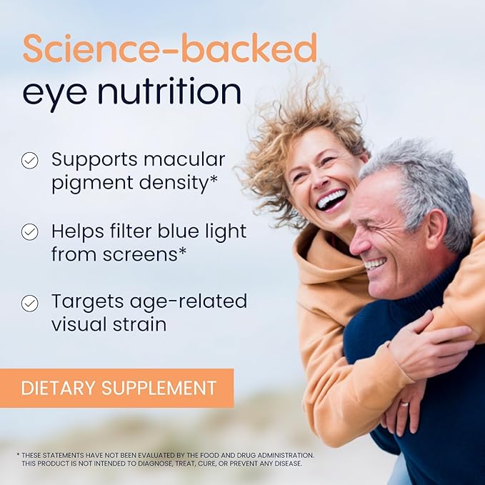 Simply Macu MD – Advanced Vision Support Supplement with Lutein, Zeaxanthin, Meso-Zeaxanthin & Astaxanthin – Bilberry Extract – Vegan, Non-GMO, Gluten Free – 30 Day Supply (30 Capsules)