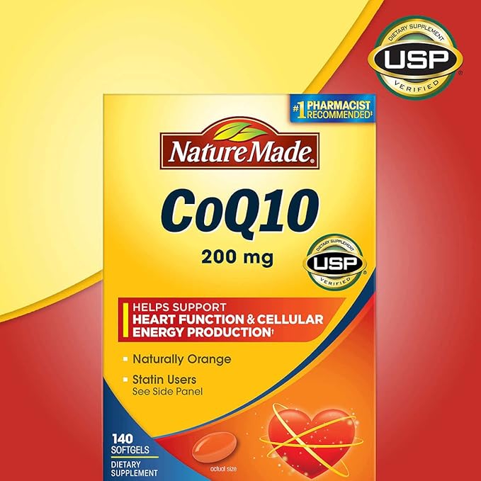 Nature Made CoQ10 200 mg Softgels (140 Count)