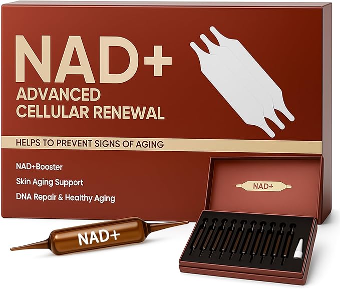 NAD Advanced Cellular Renewal - 1200mg NAD Supplement for Skin Aging Support Energy & Focus - 10 Vials (1)