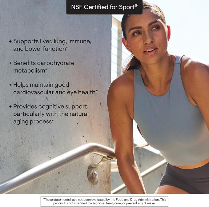 THORNE - Glutathione-SR - Sustained-Release Supplement - Provides Antioxidant Support for the Liver, Brain, Heart, Lung & Eyes* - NSF Certified for Sport - Gluten, Dairy & Soy-Free - 60 Capsules