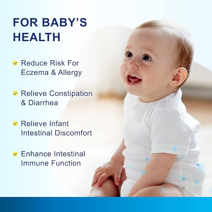 Life-Space 60 Grams, for 0-36 Month Baby, 7.5 Billion CFU & Multi Strain, Balance Microflora, Supports Digestive Health & Nutrient Absorption & Immunity, No Refrigeration Probiotic Powder for Baby