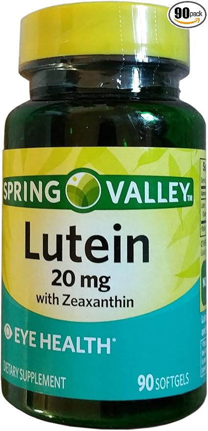 Spring Valley - Lutein 20 mg, 90 Softgels