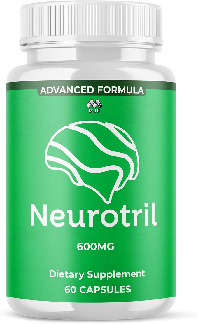Neurotril Capsules, Official Neuro tril Pills with All Natural Ingredients, Advanced Neurotril Capsules Overall Health and Wellness Vitamin Formula with Maximum Strength Multivitamins (60 Capsules)