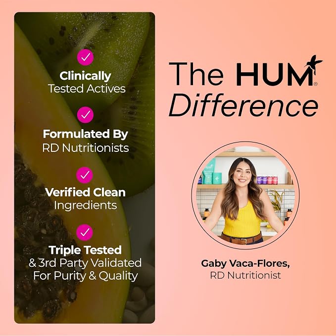 HUM Base Control Multivitamin for Women with Vitamin C, Biotin, Zinc, B Complex, Daily Women's Multivitamin, 22 Essential Vitamins & Minerals, Support for Pre-Menopause, Gluten Free, 30 Capsules