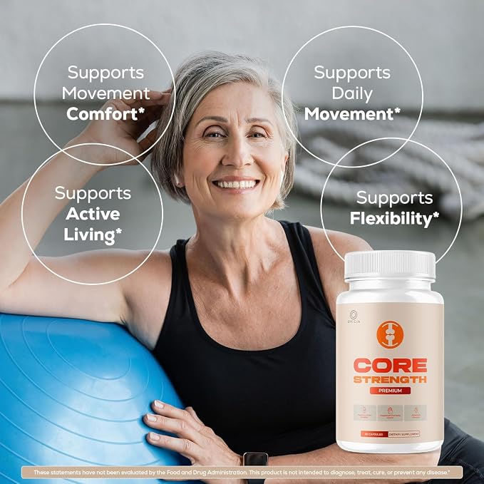 (2 Pack) Core Strength - Core Strength Capsules Premium Advanced Formula All Natural Ingredients Maximum Strength Support Daily Pills for Health and Wellness Reviews, 120 Capsules for 2 Months