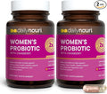 Daily Nouri Probiotics for Women | Vaginal Health + Urinary Tract Support | Vaginal pH & Microbiome Balance | 5 Clinically Studied Strains + Cranberry & Omega | 60-Day Supply