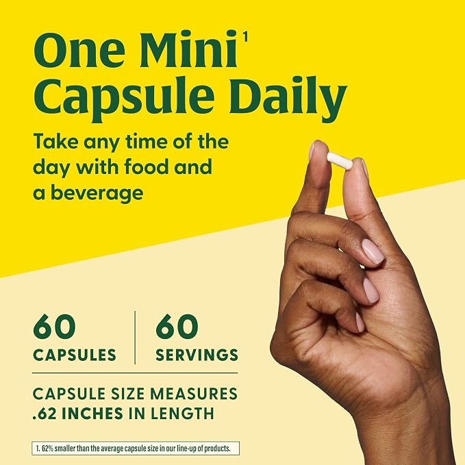 MegaFood Vitamin D3 5000 IU (125 mcg) - Vegetarian Supplements with Vitamin D3 K2 - Supports Bones, Teeth, Muscles & Immune Health - Certified Non-GMO - 60 Mini Capsules, 60 Servings (Pack of 2)