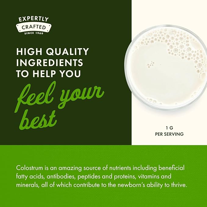 Swanson High Ig Colostrum 500 Milligrams 120 Capsules (2 Pack)