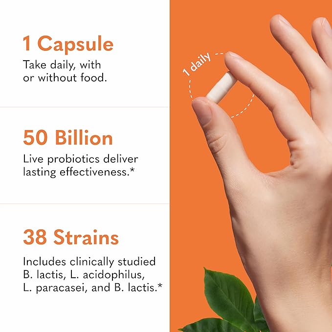 Garden of Life Raw Probiotics Ultimate Care - 100 Billion CFU - Dietary Supplement for Gut Health Support - For Women & Men - 30 Vegetarian Capsules
