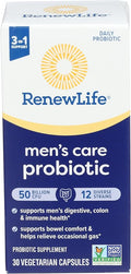 Renew Life Men's Care Probiotic 50B, 30 Ct
