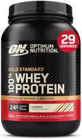 Optimum Nutrition New Flavor Gold Standard 100% Whey Protein Powder, S'Mores, 2 Pound (Pack of 1) (Packaging May Vary)