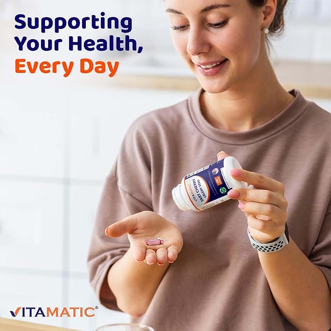 Vitamatic Tart Cherry 20X Extract with Celery Seed 10X Concentrated Extracts - - 180 Veg Capsules - Vegetarian, Non-GMO, and Gluten Free