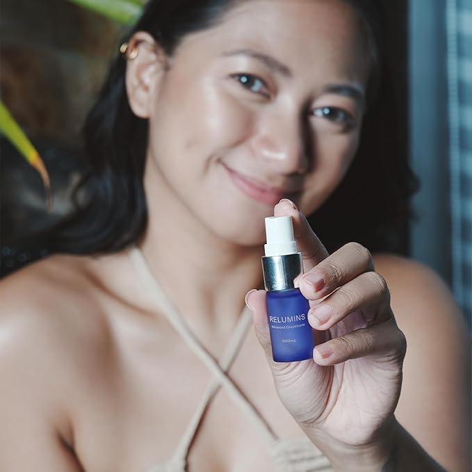 Relumins Highest Dose Sublingual Glutathione Oral Spray - New Advanced Formula 6000mg Plus Zinc - Professional Formula for Skin, Brain, and Immune Health, Made in USA (3000mg x 2 Bottles)