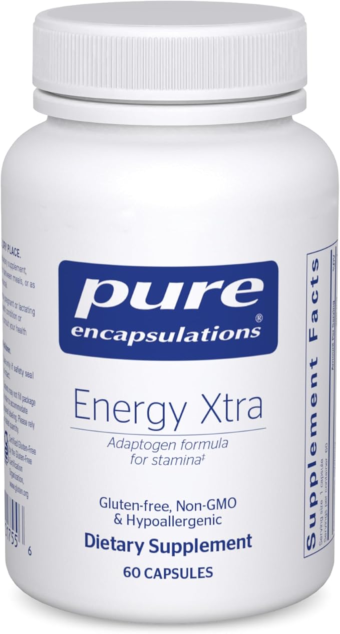 Pure Encapsulations Energy Xtra | Adaptogen Formula for Stamina* | 60 Capsules