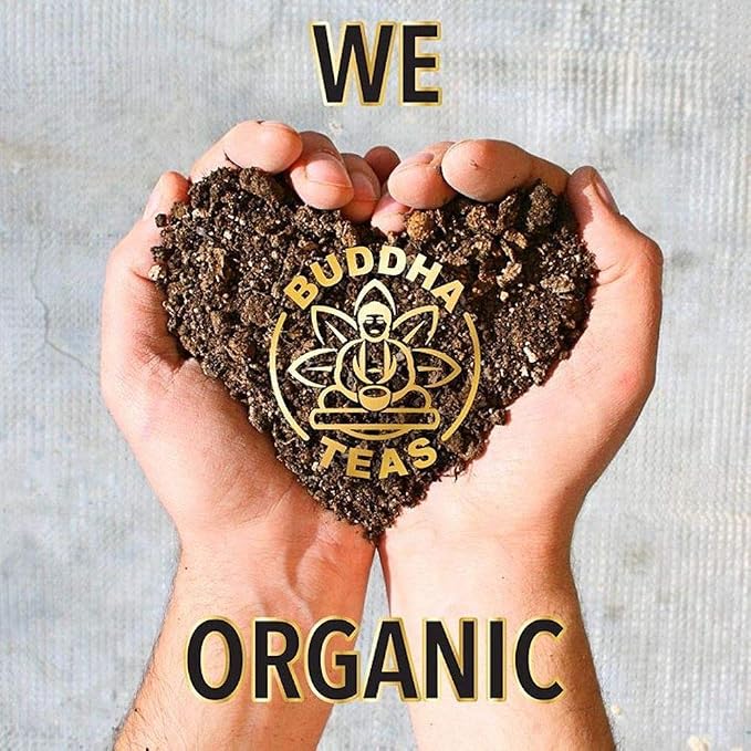 Buddha Teas Organic Bilberry Leaf Tea - OU Kosher, USDA Organic, CCOF, 18 Bleach-Free Tea Bags