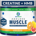 BioTrust Ageless Muscle Builder - Creatine HMB Powder with Vitamin D3 & Betaine - Build & Preserve Naturally Declining Muscle Mass & Strength - Citrus Splash, 30 Servings